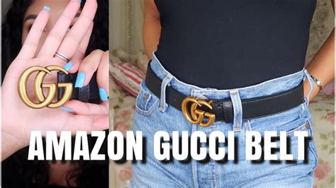 youtube fake gucci belt amazon|how to check gucci belt.